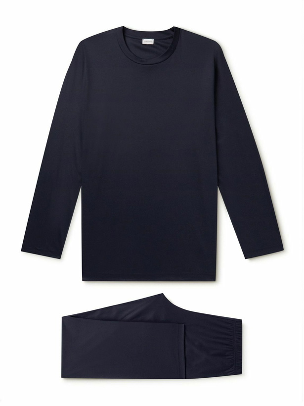 Photo: Zimmerli - Sea Island Cotton Pyjama Set - Blue