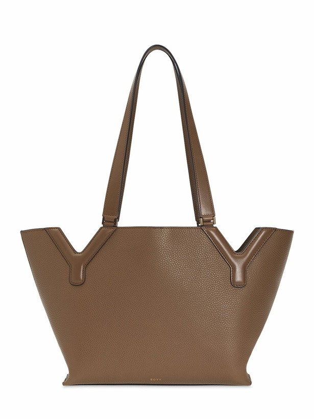 Photo: BOYY Medium Yy West Leather Tote Bag
