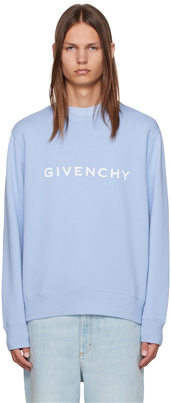 Photo: Givenchy Blue Slim Fit Sweatshirt