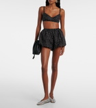 SIR Polka-dot silk bralette