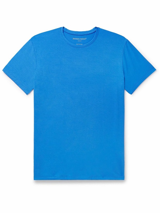 Photo: Derek Rose - Basel 16 Stretch-Modal Jersey T-Shirt - Blue