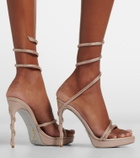 Rene Caovilla Margot embellished platform sandals