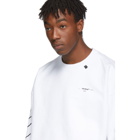 Off-White White and Black Abstract Arrows Sweatshirt
