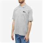 Lacoste Men's Robert Georges Core Polo Shirt in Silver Marl