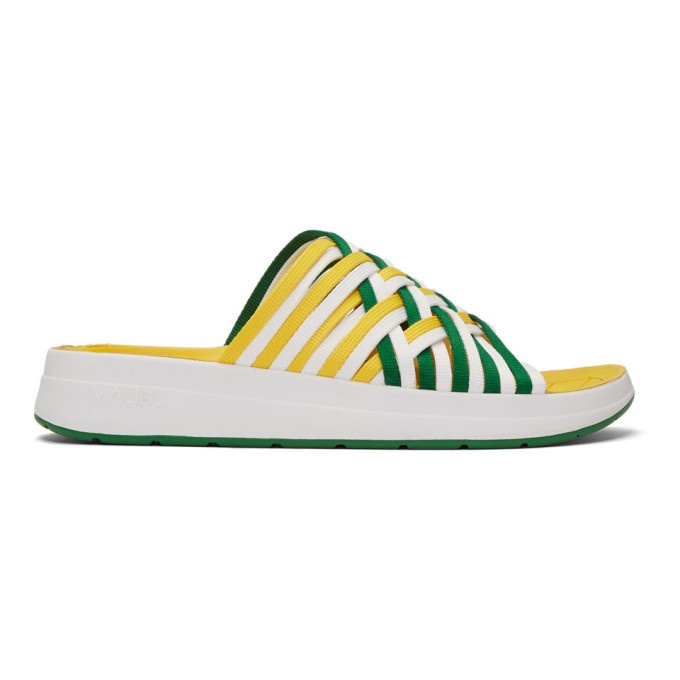 Photo: Malibu Sandals Green and White Nylon Zuma II Sandals