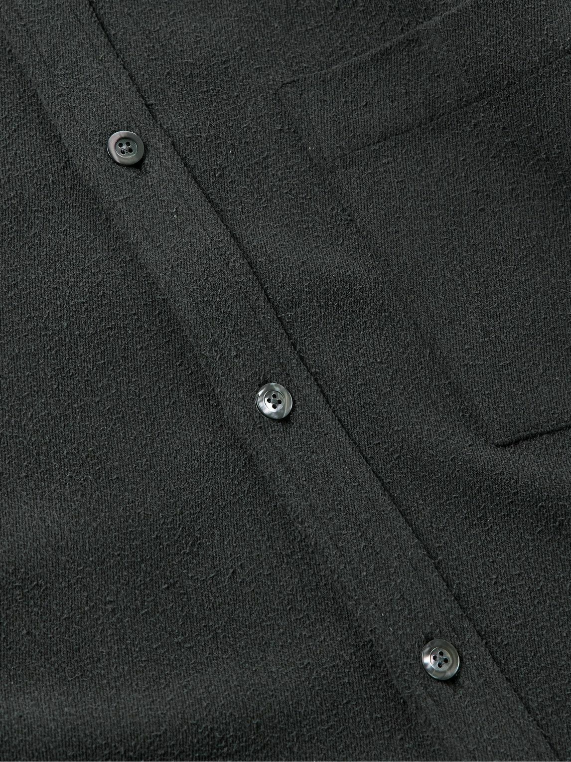Small Talk - Brushed-Silk Shirt - Black