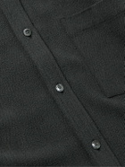 Small Talk - Brushed-Silk Shirt - Black