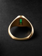 Suzanne Kalan - Gold Chalcedony and Diamond Ring - Green