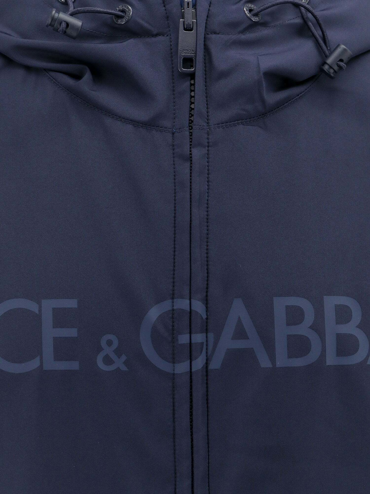DOLCE & GABBANA ネイビー フード付きジャケット Dolce & Gabbana Jacket Blue Mens Dolce & Gabbana