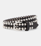 Isabel Marant Zap Bubble studded leather belt