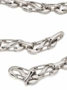 EÉRA White Silver Romy Chain Necklace
