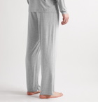 Hugo Boss - Mélange Stretch-Modal Jersey Pyjama Trousers - Gray
