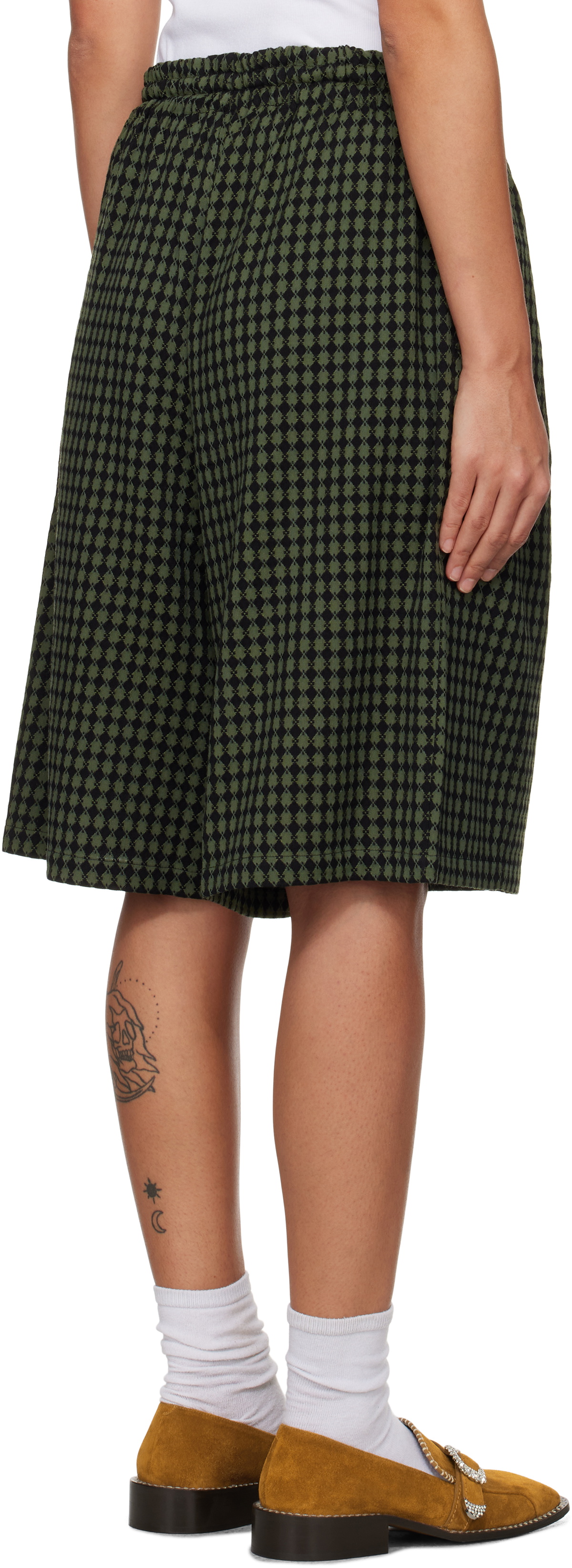 NEEDLES Khaki & Black H.D.P. Shorts