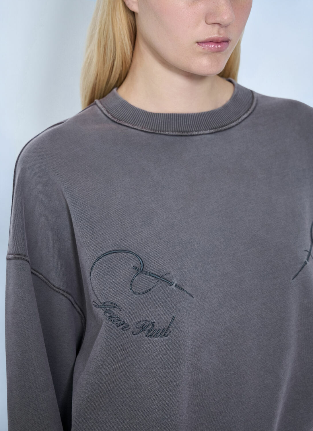 Jean Paul Gaultier Fleece Embroidered Sweatshirt