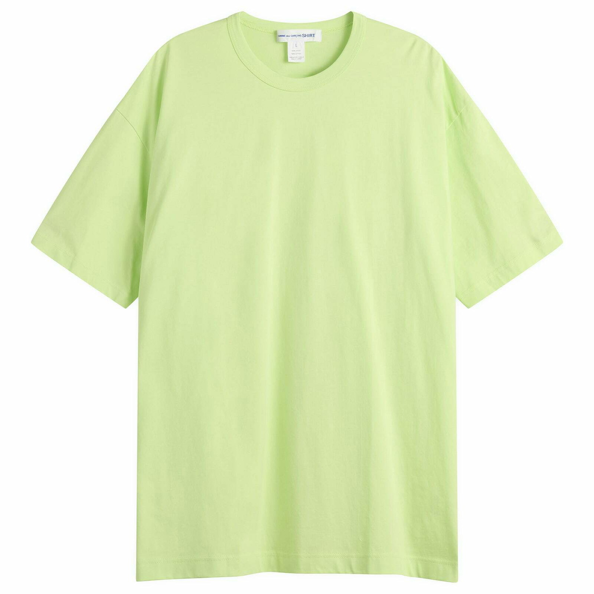 Comme des Garçons SHIRT Men's Oversized Cotton Jersey in Green