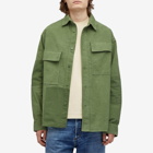 JW Anderson Men's Patchwork Overshirt in Dark Green