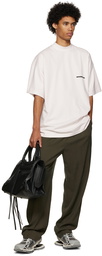 Balenciaga White Strike 1917 Oversized T-Shirt