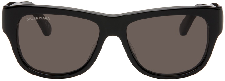 Photo: Balenciaga Black Square Sunglasses