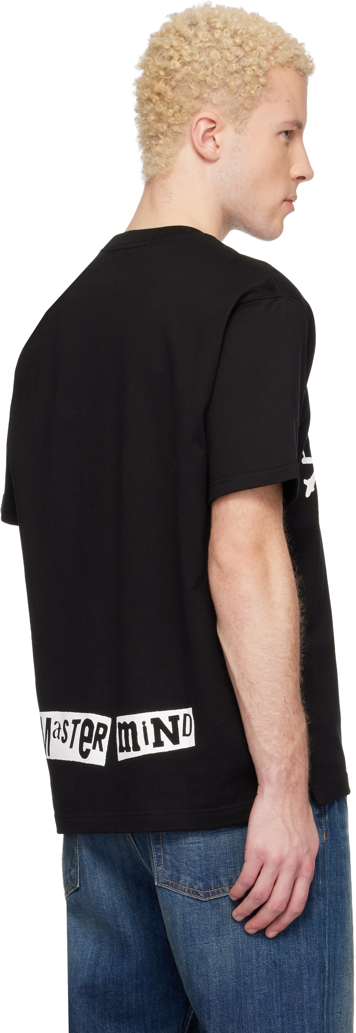 MASTERMIND WORLD Black MW Flyer SS T-shirt