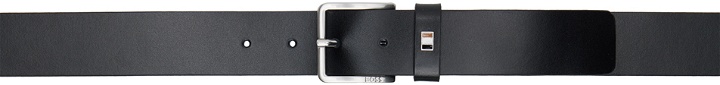 Photo: BOSS Black Italian-Leather Signature-Stripe Hardware Belt
