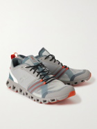 ON - Cloud Shift Rubber-Trimmed Recycled Mesh and Ripstop Sneakers - Gray