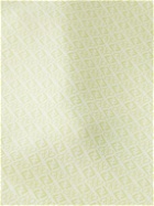 Fendi - Logo-Print Silk Shirt - Yellow