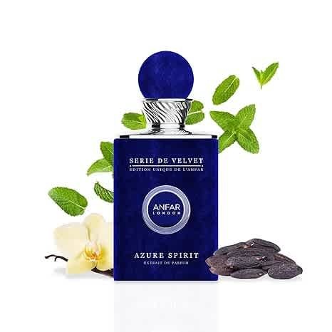 Anfar Mens Azure Spirit Extrait de Parfum Spray 3.4 oz Fragrances 6292257643510