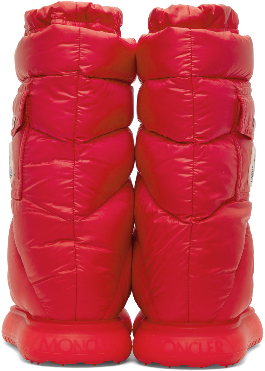 Moncler Red Gaia Pocket Down Boots Moncler