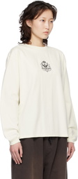 Rhude Off-White Grand Cru Crest LS T-shirt