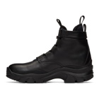 John Elliott Black Speed Lace-Up Boots