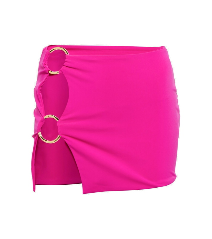 Photo: Louisa Ballou - Ring-detail cutout miniskirt