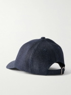 A.P.C. - Charlie Logo-Embroidered Denim Baseball Cap - Blue