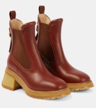 Moncler Gigi leather Chelsea boots