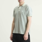 Adidas Men's Waffle Knit Polo in Wonder Sage
