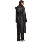Wendelborn Black Long Windbreaker Coat