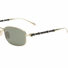 Gucci GG2155S Sunglasses in Gold-Gold-Grey 