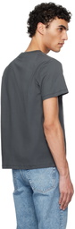GANNI Gray Relaxed 'Ganni' T-shirt