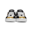 Dolce and Gabbana Black and White Logo Sneakers