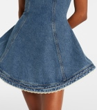 Magda Butrym Denim bustier dress