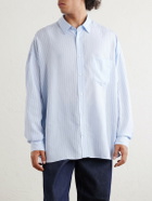 Acne Studios - Pinstriped Lyocell Shirt - Blue