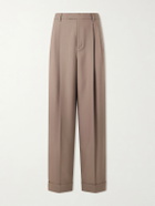 Valentino Garavani - Straight-Leg Wool Suit Trousers - Neutrals