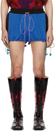 ANDREJ GRONAU SSENSE Exclusive Blue Shorts