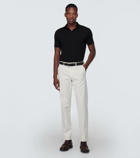 Loro Piana Wish® wool polo shirt