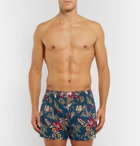 Anonymous Ism - Printed Voile Boxer Shorts - Blue