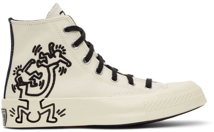 Photo: Converse Off-White Keith Haring Edition Chuck Taylor 70 High Sneakers