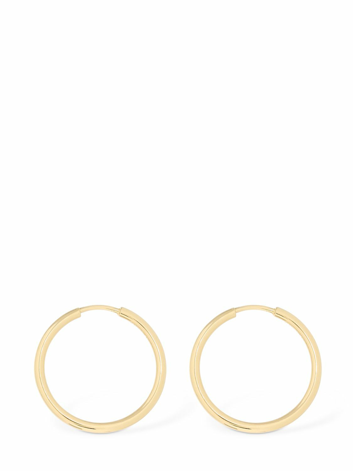 アクセサリー MARIA BLACK Senorita 20 Hoop Yellow Gold MARIA BLACK - Senorita 20 Hoop Earrings Maria Black