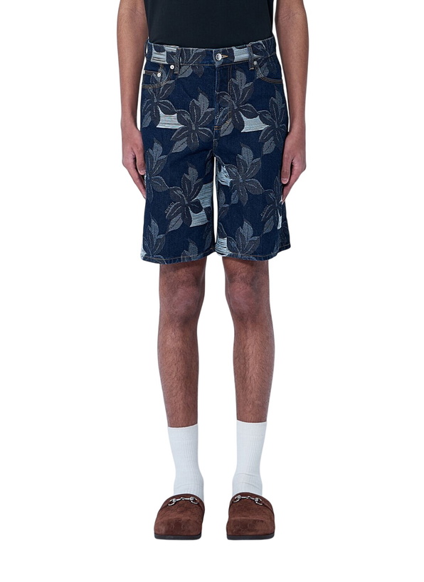 Photo: Gucci Denim Jacquard Shorts