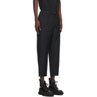 OAMC Black Drawcord Trousers