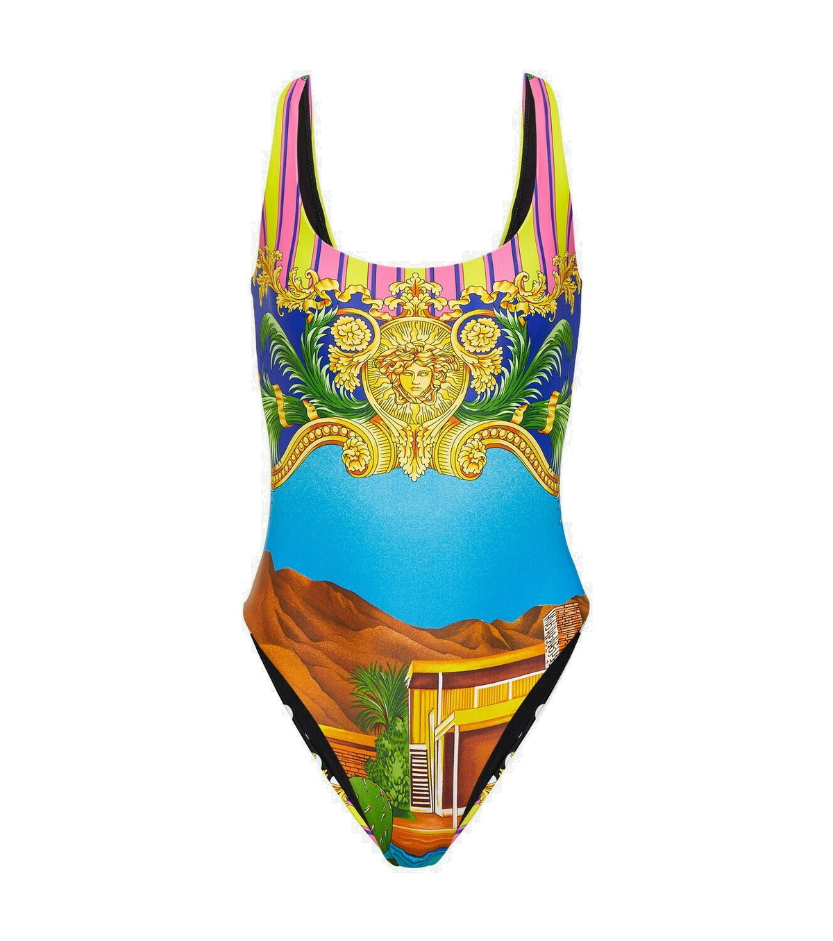 Versace Medusa Palm Springs swimsuit Versace