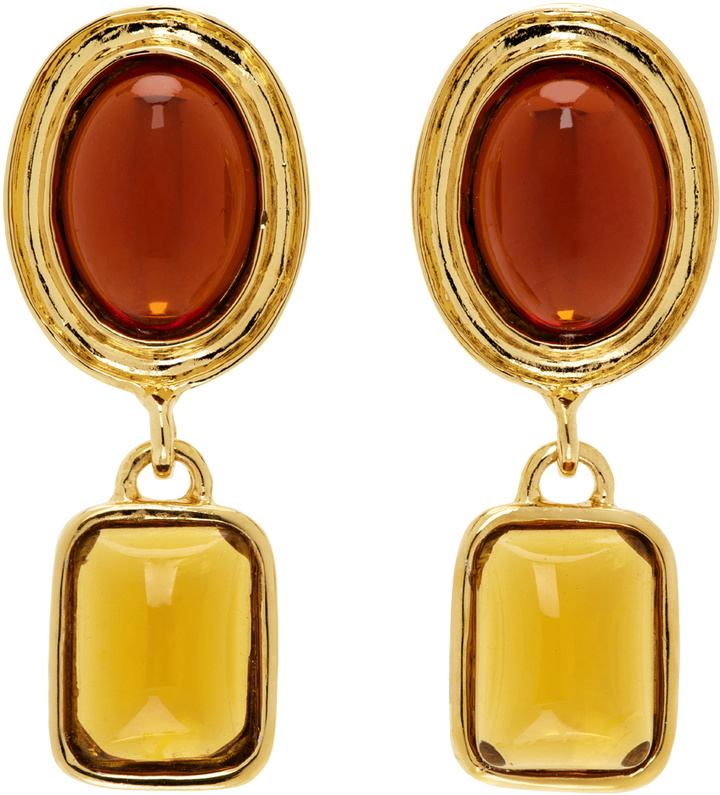 Photo: Mondo Mondo Gold Jelly Earrings